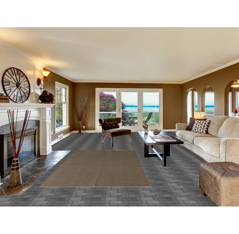 Tapis oriental kilim en laine Earth Tone 5 x 8