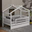 Wooden House Bed With Trundle-351713181-351713179