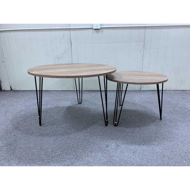Ensemble de 2 tables basses gigognes 27,56 po