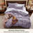 Bedsure Microfiber Duvet Cover Queen Size - Prewashed Cotton-Like Extra Soft Bedding Set (Set of 3)-920338762-907706775