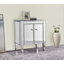 Table de chevet Latasha en argent