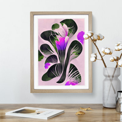 Flowers in Abstract No.3 - Framed Print