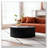 Round Coffee Table with Handcrafted Relief-59860077