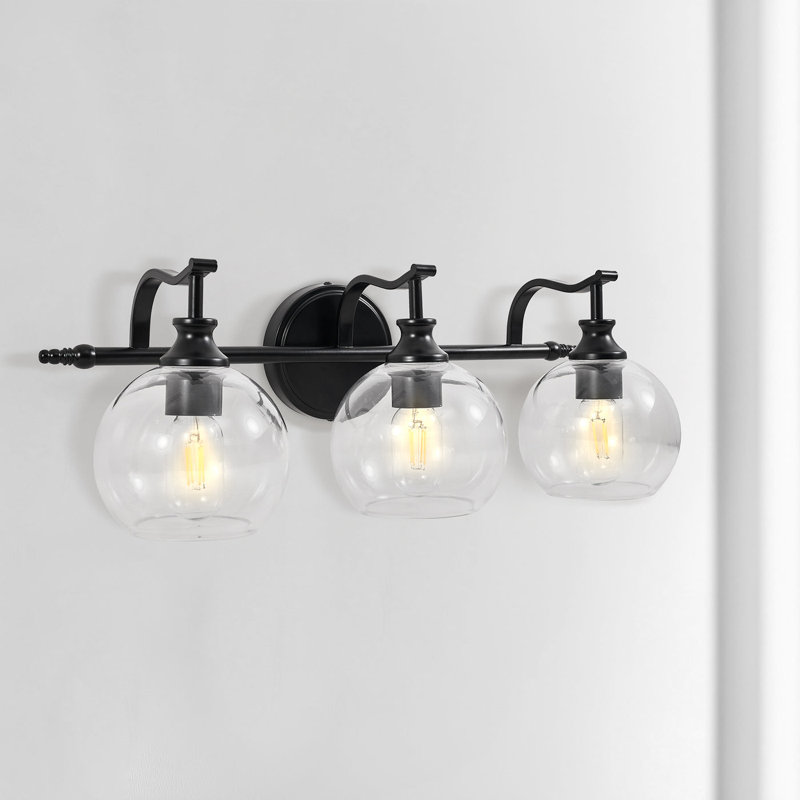 Luminaire de salle de bain Modern, Noir mat, 3