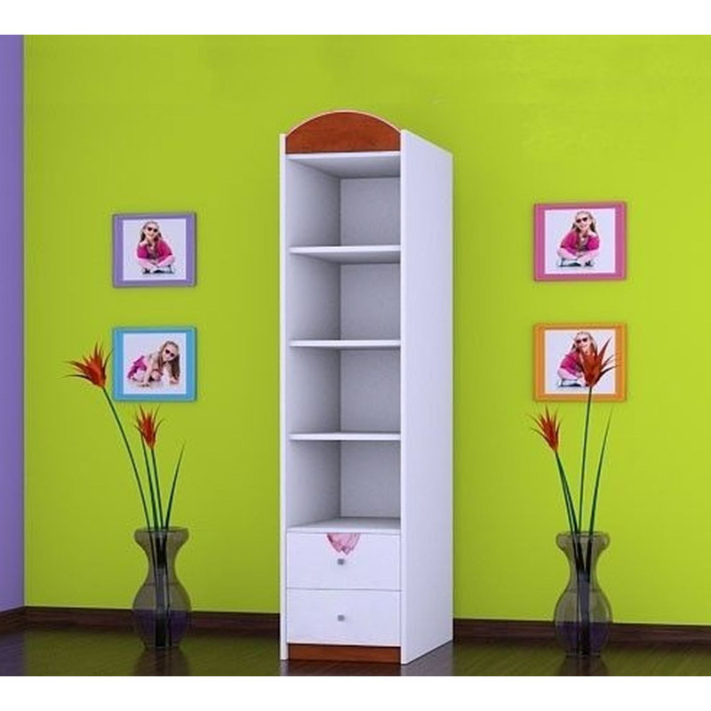 Bartholdi 1 Door Wardrobe, Red