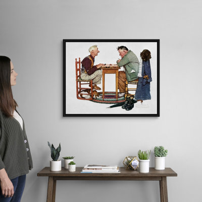 "Norman Old Rockwell", art mural sur toile