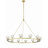 12 - Light Dimmable Wagon Wheel Chandelier