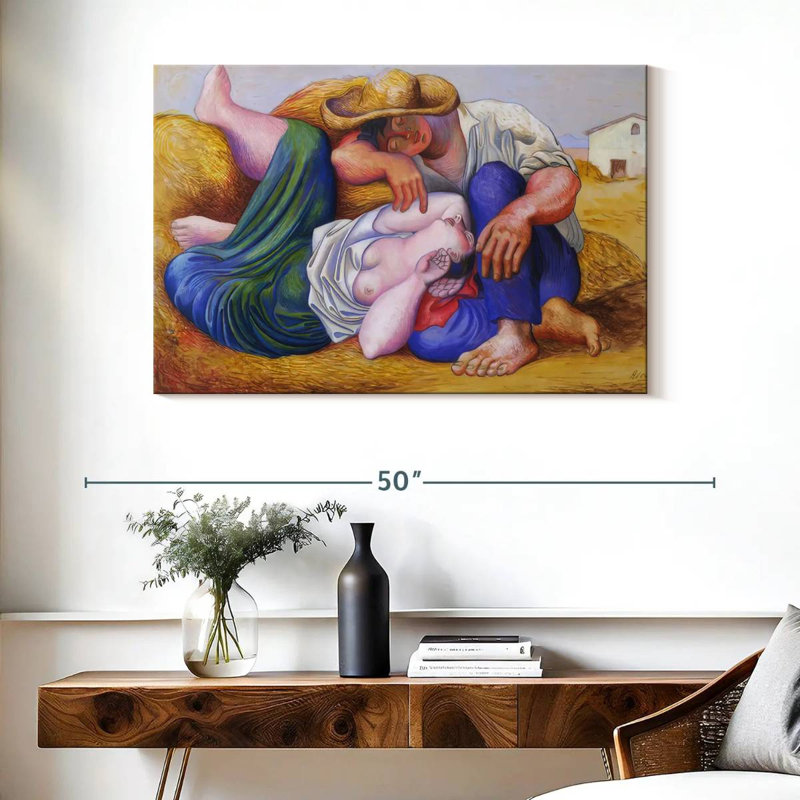 Sleeping Peasants, 26" H x 39" W
