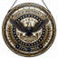 Panneau de fenêtre en verre pour décoration intérieure American Eagle USA 250th Anniversary - H 12 po-126676000