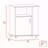 Lower Microwave Cabinet, Single Door, Three Side Shelve-2142004609