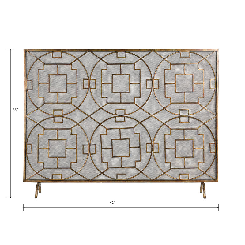 Geometric Firescreen