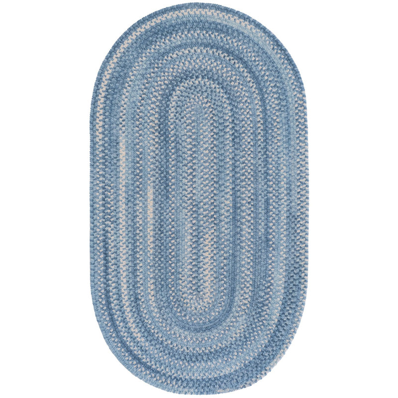 Kollyn Cotton Indoor Rug, Oval 3' x 5'