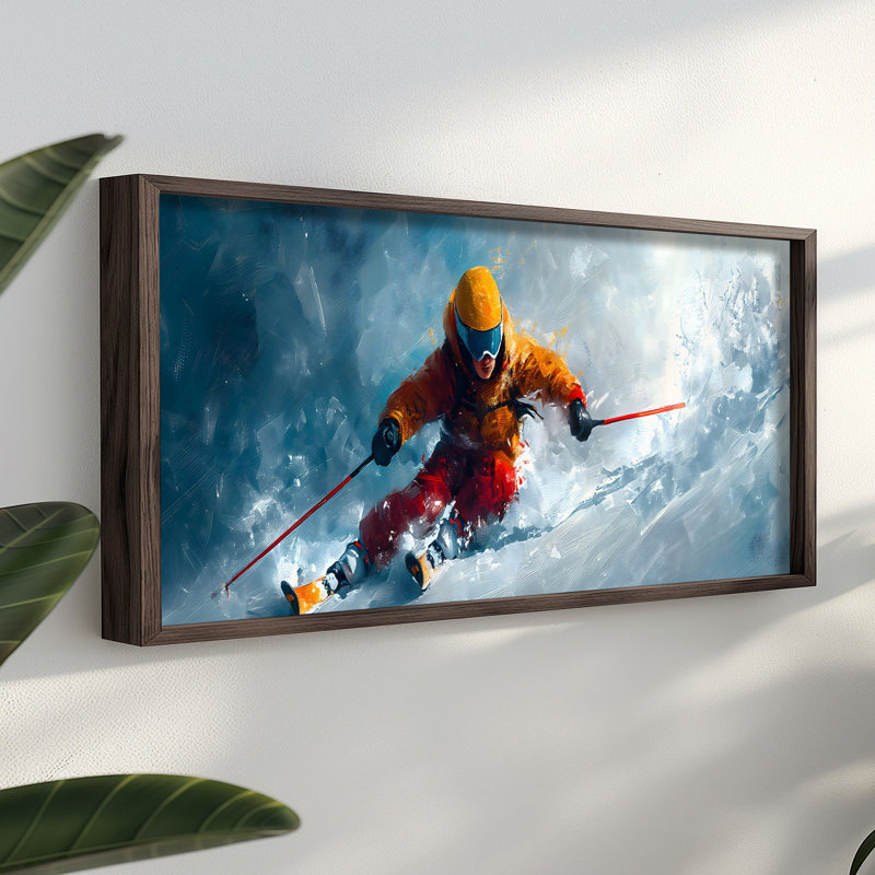 Elegant Decorative Framed MDF Painting, 47.2 x 15.7 x 0.1 inches | 100% MDF with 3 mm Thickness, 100% Spruce Frame | UV Printed Artwork, Perfect for Living Room, Bedroom, or Office Decor, Stylish and Durable