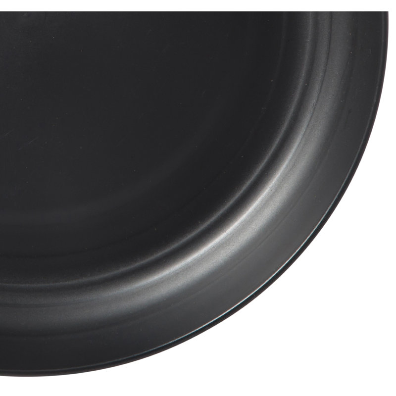 Service de table 32 pièces, service pour 8 Gibson Home, mélange de paille de blé, polypropylène, finition mate, Noir