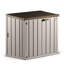 Forest Garden 130cm W 842L Water Resistant Plastic Lockable Deck Box in Beige/Brown