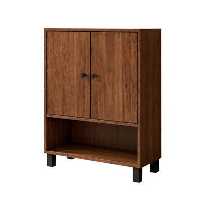 Shoe Storage Walnut Effect Cabinet