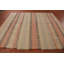Tapis rayé teint sur terre Kilim