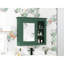 Armoire de rangement pour miroir de salle de bain 30 po x 28 po. Support mural, 5 tablettes et plus, matériau moderne avec miroir de 28 po. Vaste espace-715768395