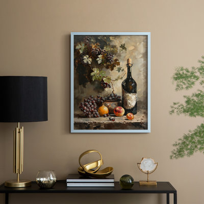 Reproduction encadrée FLORAL Series DCCxxvii - bois massif