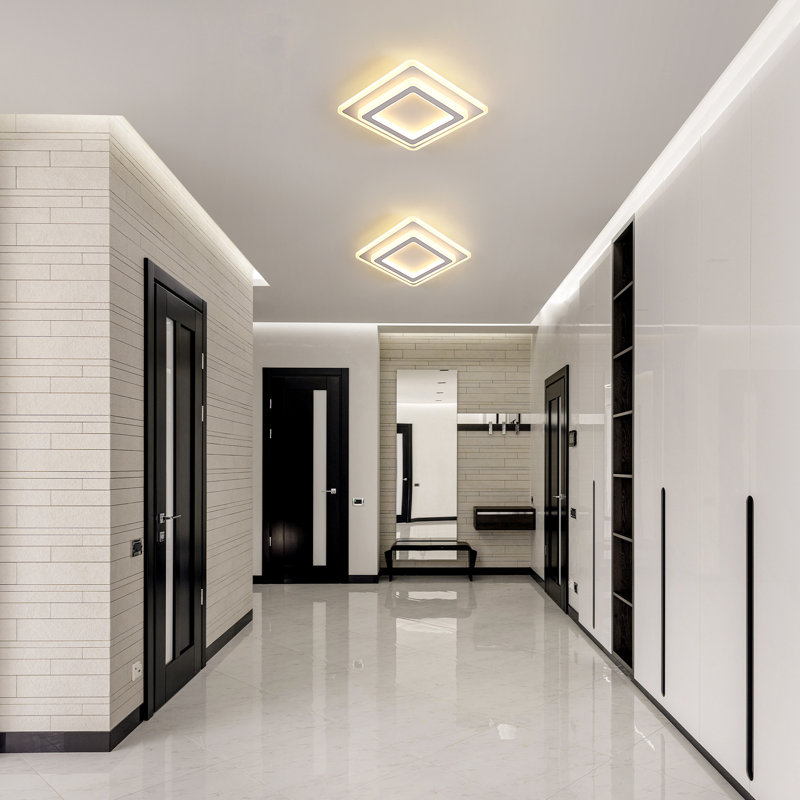 Square 29Cm  Acrylic LED Ceiling Light