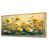 Toile avec cadre flottant or