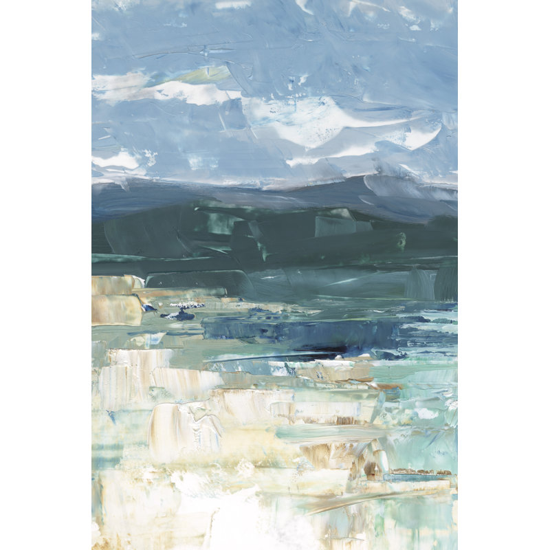 «Abbegale Cool Blue Horizon II» sur toile par Ethan Harper, reproduction, H 12 po x l 8 po