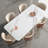 Modern simple rectangular household dining table-102381901
