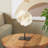 Abdinajib Polystone Textured Coral Decorative Sculpture with Bronze Stand