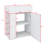 Floating Bathroom Vanity With Sink Combo,  Left Side Storage