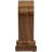 Deco Gear Wood Headphone Display Stand Secure Tabletop Holder with Hard Travel Case