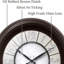 Grande horloge murale lumineuse 18 po, finition bronze huilé, veilleuse, horloge lumineuse avec capteur intelligent pour allumer / éteindre les lumières de l'heure actuelle. Décoration murale pour le salon, la salle à manger, la cuisine.