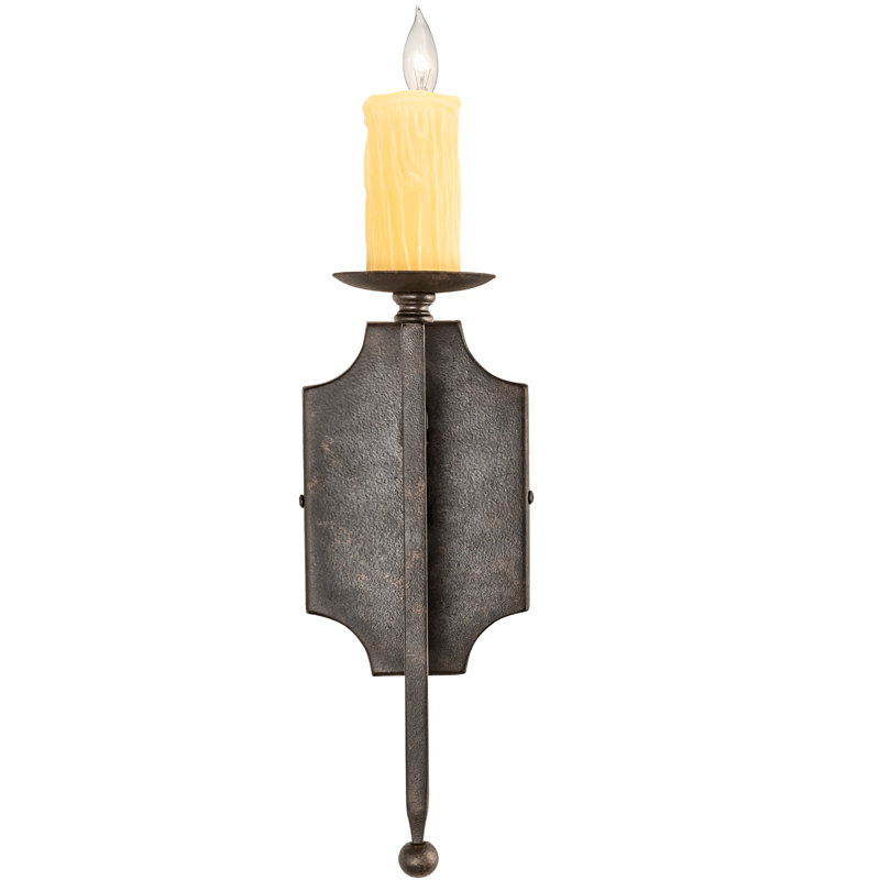 Rustic Lodge 1 - Light Candle Wall Light