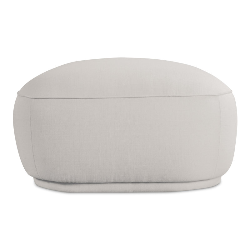 Marion Rectangular Standard Ottoman, White