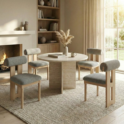 Chaise en bois massif Abentego