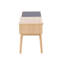 Banc de rangement rembourré avec tiroir Himmel-151324004
