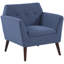 Fauteuil en lin capitonné l 33 po Davinna-1745112849