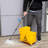 Mind Reader Bucket with Wringer and Mop Set, 22 Qt (5.5 Gallon), Floor Cleaning, Wheels