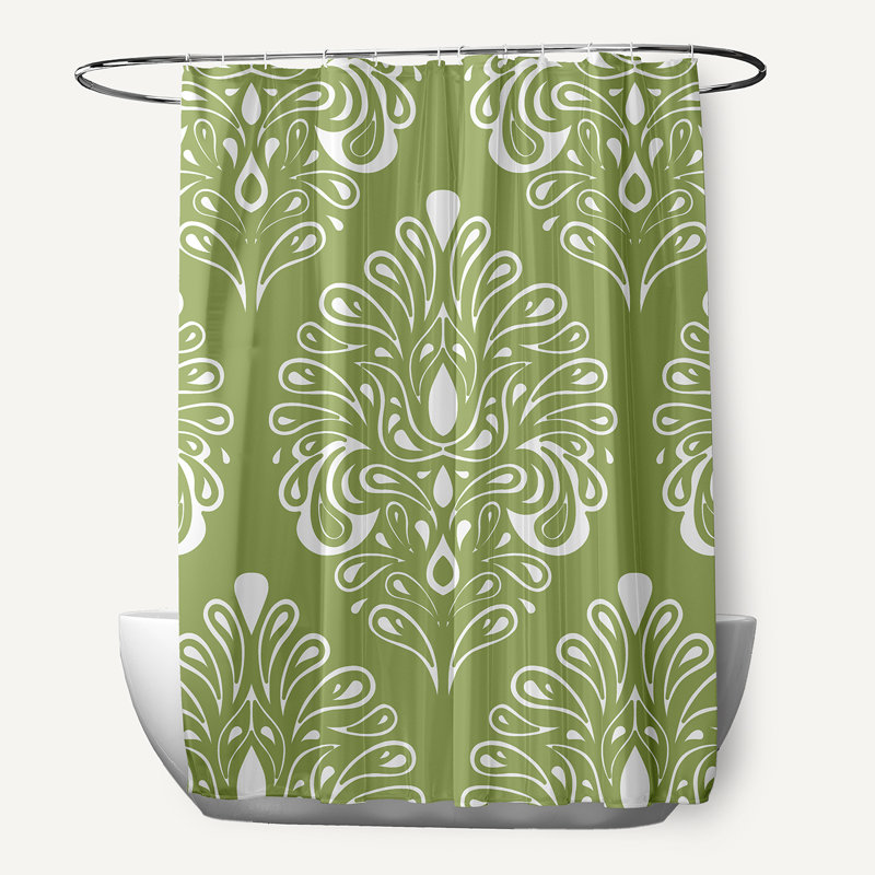 Rideau de douche Kolby, Vert
