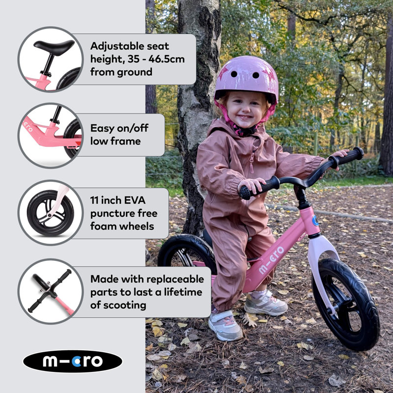 Micro Balance Bike Lite, Pink