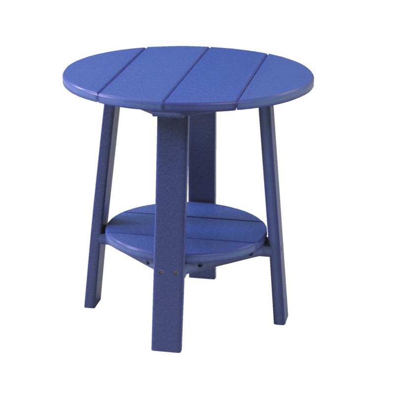Table d’appoint en plastique Bohdalec, Bleu