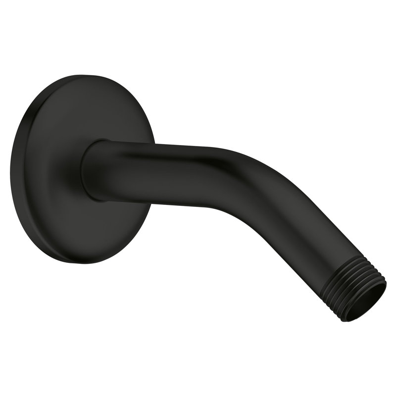 Relaxa 5-Inch Fixed Shower Arm, Matte Black