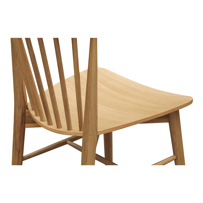 Marley Dining Chair Walnut-Set of Two, Oak
