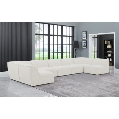 Arens Upholstered U-Shaped Sectional Reversible