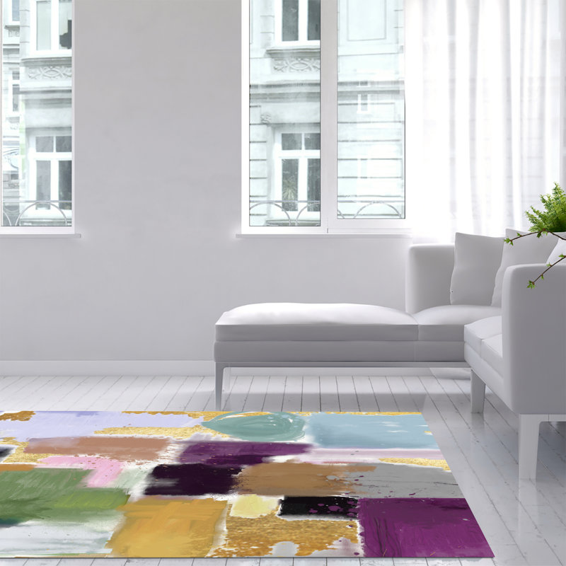 Gerrid Abstract Area Rug, Rectangle 140 x 200cm