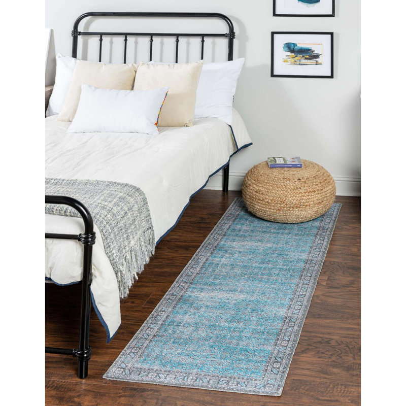Chenille Oriental Indoor Rug, Runner 2' x 6'