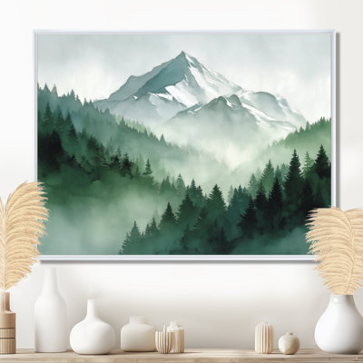 Impression sur toile, paysage marocain, montagnes du matin