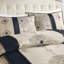 Édredon grand - couvre-lit bleu marine, lavable à la machine-125337576