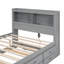 Lit plateforme double avec lit gigogne et tiroirs-117190693