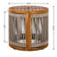 Table d'appoint d'extérieur 16,9 po