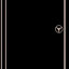 Porte de douche coulissante en verre transparent l 60 po x H 76 po en noir mat